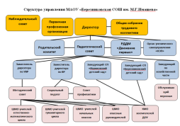 Структура управления в МАОУ "Березниковская СОШ им.М.Г.Имашева"